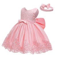 1 x RAW Customer Returns LZH Girl 3D Lace Flower Skirt Sleeveless Party Princess Dress - RRP €27.99