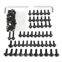 1 x RAW Customer Returns Motorcycle Fairing Bolts Fastener Kit Clips Screw for Yamaha YZF R6 1999 2000 2001 2002 - Black - RRP €13.6