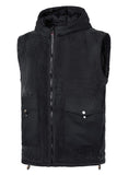 3 x Brand New MeiLayM Men s Quilted Vest with Hood Winter Vest Windproof Outdoor Thick Leisure Bodywarmer Gilet Sleeveless Jacket Sports Hood - RRP €161.97