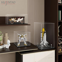 1 x RAW Customer Returns Huijintao acrylic showcase display case display box for figures, collectibles self-assembly 25x25x30 cm  - RRP €47.2