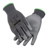 11 x Brand New ANDANDA Men s and Women s Work Gloves with Polyurethane PU Coating for Assembly, Mechanics, Gardening, Construction Work, Size 9, 6 Pairs - RRP €138.6