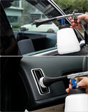 1 x RAW Customer Returns QWORK Car Cleaning Gun, 6.5-9.2Bar, with Foam Bottle and Brush, for Car Interiors - RRP €23.99