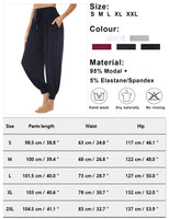 1 x RAW Customer Returns Terecey Women s Sports Pants Long High Waist Casual Harem Pants for Women Yoga Harem Pants for Pilates Running - RRP €25.99