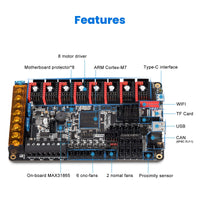 1 x RAW Customer Returns BIGTREETECH Octopus Pro V1.0.1 H723 32bit Control Board New Upgrade 550Hz STM32H723ZET6 Support Klipper Marlin High-Speed Printing 8 Stepper Motor Driver DIY Support Raspberry Pi Octoprint - RRP €84.99