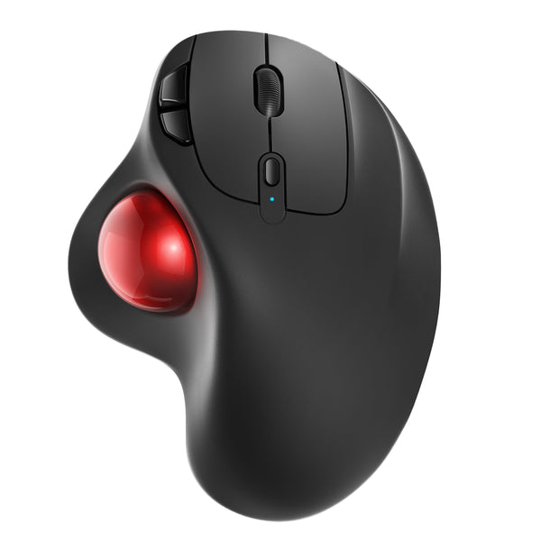 1 x RAW Customer Returns Nulea M501 Wireless Trackball Mouse, Rechargeable Ergonomic Mouse, Precise and Smooth Tracking, 3-Device Connection Bluetooth or 2.4G USB Receiver , Compatible for Mac, Windows. - RRP €28.99 – Jobalots Europe