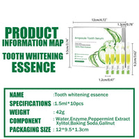 29 x Brand New Toothpaste for Vials, Tooth Serum for Vials, Fruit Acid Teeth Whitening Essence, Toothpaste Ampoule, Teeth Whitening Essence, Whiten Teeth, Freshen Breath - RRP €661.2