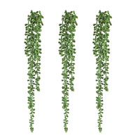 1 x RAW Customer Returns YWNYT 3pcs Artificial Meat Succulent Plants Hanging Succulent Plants Faux Pearl String for Home Garden Office Wall Decor - RRP €17.49