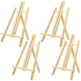 1 x RAW Customer Returns Belle Vous Table Easel Wooden Canvas Display 4 Pack - 40cm - Natural Pine Small Easel Wooden Table for Paintings, Kids Arts Crafts - RRP €31.02