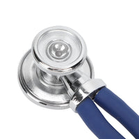 1 x RAW Customer Returns Stethoscope, Professional Dual Head Acoustica Stethoscope, Cardiac Monitoring Stethoscope with Storage Bag for Professional and Home Use, Dark Blue Tube - RRP €23.22