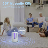 1 x RAW Customer Returns Insect Killer Mosquito Trap Electric, Mosquito Lamp Mosquito Repellent Insect Catcher UV Light Insect Killer, 360 Powerful USB Pest Control Traps for Indoors and Outdoors - RRP €27.72