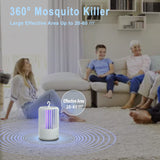 1 x RAW Customer Returns Insect Killer Mosquito Trap Electric, Mosquito Lamp Mosquito Repellent Insect Catcher UV Light Insect Killer, 360 Powerful USB Pest Control Traps for Indoors and Outdoors - RRP €27.72