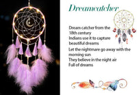 1 x RAW Customer Returns Dream Catcher with Handmade LED Light, Dream Catcher, Boho, Home Decor, Chic Decor, Home Decor, Gift for Apartment, Bedroom, Room Decor - RRP €22.8