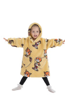 1 x RAW Customer Returns JULGIRL Kids Hoodie Oversized Animal Sherpa Fleece Wearable for Teens Super Soft Warm Cute Flannel Novelty Sweatshirt with Pockets Kids Girls Boys 6-13 Years - RRP €19.15