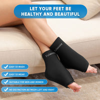 1 x RAW Customer Returns Ankle Foot Ice Pack Ankle Splint for Achilles Tendonitis Injuries, Gel Ice Pack for Hot and Cold Therapy, Flexible Cold Pack for Plantar Fasciitis, Swelling Pack of 2, L  - RRP €40.21