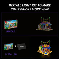 1 x RAW Customer Returns cooldac LED light set for Lego 41747 Heartlake City community kitchen, remote control USB light set compatible with Lego Heartlake City community kitchen model, not included Lego set - RRP €39.99