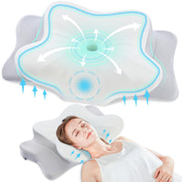 1 x RAW Customer Returns DONAMA Memory Foam Pillow - RRP €49.99