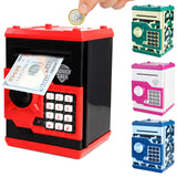 1 x RAW Customer Returns Pup Go Electronic Digital Money Box XXL Children s Safe with Code for 3 Years, ATM Saving Bank Children Safe Piggy Bank Notes Large, Birthday Gift for Boys Girls 3-12 Years Red  - RRP €23.53