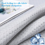 1 x RAW Customer Returns KANKAEU cooling blanket 200x230cm, cooling blanket for sleeping, summer blanket sweat-absorbing and breathable, cooling blanket for better sleep, cooling blanket cool and skin-friendly, blue - RRP €35.4