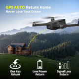 1 x RAW Customer Returns K610 GPS Drone with 4K Camera S0NY IMX SD Card, Level 4 Wind Resistance, Professional GPS Drones with 2 Auto Return Cameras for Adults, 5GHz Brushless Motor FPV Drones, Follow Me, Less than 249g - RRP €199.99