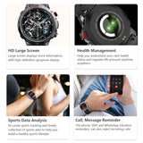 1 x RAW Customer Returns AVUMDA Smartwatch Men with Phone Function 1.39 HD Full Touch Screen 120 Sports Modes Activity Tracker Waterproof with Heart Rate SpO2 Sleep Monitor Pedometer Message Reminder for iOS Android - RRP €42.4