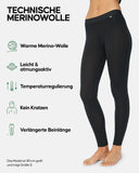 1 x RAW Customer Returns DANISH ENDURANCE Women s Merino Tights S Black 1-Pack - RRP €59.95