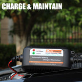 1 x RAW Customer Returns MOTOPOWER MP00206A 12V 1.5Amp Fully Automatic Battery Charger Maintainer for Cars, Motorcycles, ATVs, Campers, Powersports, Boats and More. Intelligent, Compact and Ecological - RRP €27.54