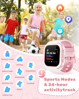 1 x RAW Customer Returns Cloudpoem Smartwatch Children s Fitness Watch Fitness Tracker Pedometer Watch with Heart Rate Monitor Sleep Monitor Spo2 Games Children Smartwatch IP68 Waterproof for Girls Boys - RRP €34.99