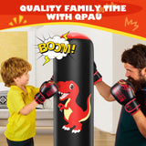 1 x RAW Customer Returns QPAU Punching Bag Children, 122 cm Inflatable Standing Punching Bag for 3-6 Children, Gifts for Boys and Girls, Punching Bag Standing Children s Set for Practice Karate, Taekwondo, MMA - RRP €39.29