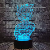 1 x Brand New 3D Illusion Lamp Dragon Ball Z Kakarot Bedside Lamp LED Acrylic Multicolored Table Lamp Goku Remote Control Learning Lamp for Children Friends - RRP €22.99