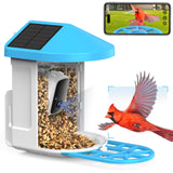 1 x RAW Customer Returns Faroro bird feeder with camera, bird house camera bird feeding station camera feeding stations for wild birds 1080P HD bird videos bird feeder bird house camera with AI detection bird camera - RRP €131.09