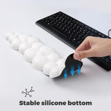 1 x RAW Customer Returns MIDINGCHAI Wrist Support for Keyboard and Mouse, Wrist Rest Keyboard, Ergonomic Mouse Pad, Wrist Rest, Wrist Rest, Hand Rest Keyboard for Office and Games - RRP €19.99