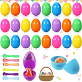 1 x Brand New Pack of 12 plastic Easter eggs, 5.8 cm plastic Easter eggs, Easter eggs for hanging outside, plastic Easter eggs, colorful Easter eggs, Easter egg decoration, for filling sweets and children s gifts at Easter - RRP €30.0