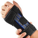 1 x RAW Customer Returns FREETOO Wrist Support with 3 Metal Splints for Carpal Tunnel Syndrome, Comfort Wrist Bandages Soft Pads for Women Men, Wrist Splint Tendinitis, Arthritis, Sprain Recovery - RRP €22.18