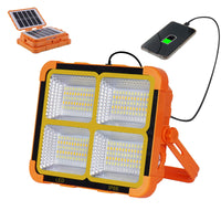 1 x RAW Customer Returns Tayire Foldable LED Construction Spotlight Battery 150W, 288LEDs Solar Work Light Portable Tunable, 5 Modes Solar Rechargeable LED Work Light, Camping Floodlight for Fishing Emergency Construction Site Garage - RRP €24.99