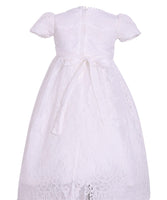 1 x RAW Customer Returns Leideur Baby Girl Baptism Dress Long White Wedding Dresses Formal Wedding Dresses for Newborns White, 18 Months  - RRP €37.99