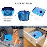 1 x RAW Customer Returns EONPOW Foldable Dog Pool 120x30cm - Large PVC Paddling Pool for Dogs, Non-Slip Swimming Pool, Foldable Dog Paddling Pool - RRP €34.99