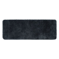 1 x RAW Customer Returns MIULEE Carpet Bath Mat Bathroom Carpet Non-Slip Washable Bath Rug Bedside Rug Bath Rug Absorbent Shower Rug Doormat for Living Room Bedroom Bathroom 45x120 cm Dark Gray - RRP €27.99