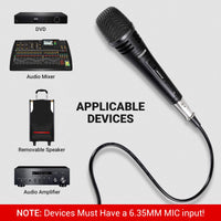 1 x RAW Customer Returns TONOR Dynamic Karaoke Singing Microphone with 5m XLR Cable, Metal Handheld Microphone Compatible with Karaoke Machine, Speaker Amplifier Mixer for Karaoke Singing, Speaking, Wedding - RRP €24.99