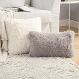 1 x RAW Customer Returns MIULEE Set of 2 Cushion Covers Artificial Fur Sofa Cushion Decorative Decorative Cushion Cuddly Cushion Plush Cushion Cuddly Couch Cushion Super Soft Cushion Fluffy Cushion Cover for Sofa 60 x 60 cm Cream White - RRP €21.01