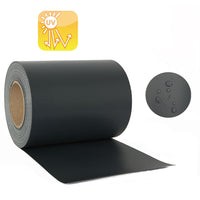 1 x RAW Customer Returns Naimorui PVC privacy film privacy strip garden privacy fence incl. 20 x fastening clips 450g m - double rod mats for garden fence - 19cm 35m anthracite  - RRP €25.99