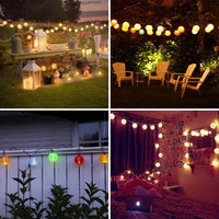 1 x RAW Customer Returns Qedertek Solar Fairy Lights Outdoor 6 Meters 30 LED Lanterns 2 Modes Waterproof Solar Lighting for Garden, Yard, Wedding, Festival Decoration Warm White  - RRP €17.99