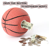 1 x RAW Customer Returns DBPBToU Football Money Box Children, Basketball Money Boxes, Creative Piggy Bank for Girls Boys Made of Safe Enameled Material Good for Decoration Gift Toy Basketball  - RRP €19.82