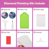 1 x Brand New QENSPE 5D Diamond Painting Anime Diamond Painting Pictures, DIY Anime Diamond Art Set Adults, Full Diamond Art Painting Embroidery Set Cross Stitch Pictures Home Wall Decor 30x40cm - RRP €20.4