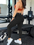 1 x RAW Customer Returns TAYOEA Scrunch Butt Legging Gym Workout Sports Pants Opaque Sport Booty Lifting Leggings Seamless High Waist Fitness Pants Black,L - RRP €24.99