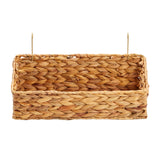 1 x RAW Customer Returns Bathroom organizer, 2 hanging storage baskets made of water hyacinth, 38 x 15 x 15 cm - RRP €36.36