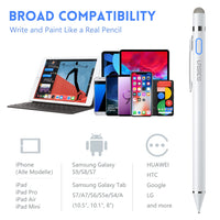 1 x RAW Customer Returns 2-IN-1 Stylus Pen, URSICO Universal Tablet Pen with Metal Clip and Stylus Cap, Touch Screen for Preschool Children, Students, Teachers, Designers, Bloggers. Compatible with all tablets and cell phones - RRP €23.33