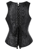 1 x RAW Customer Returns SCARLET DARKNESS Corset Women s Slimming Medieval Bodice Belt with Hook Closure Corset Black Lace Up 44 - RRP €29.5