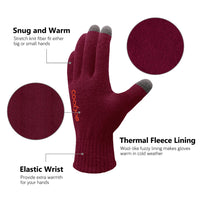 14 x Brand New COOLJOB Gloves for Men and Women, Winter Warm Knitted Gloves with Touch Screen, Anti-Slip Silicone Dots, Running, Driving, Cycling, Walking, Hiking - RRP €141.12