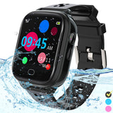 1 x RAW Customer Returns FRLONE Kids Smartwatch Phone IP67 Smartwatch Boys Girls with Touch Screen 5 Games Camera Alarm SOS Call Digital Wrist Watch for 3-13 Years Children Birthday Gift Black  - RRP €39.32