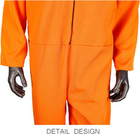 1 x RAW Customer Returns ALMDA Prisoner Costume, Halloween Prisoner Fancy Dress Costume, Inmate Theme Party, Carnival XXL  - RRP €25.2